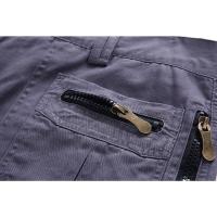 Basoteeuo-pantalones cortos Cargo para hombre, Shorts informales ligeros con múltiples bolsillos, trabajo al aire libre, Verano - details 9