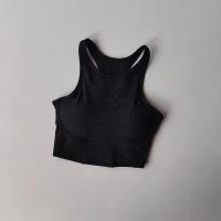 Parte de atrás bonita, Sujetador deportivo profesional a prueba de golpes, Fitness, chaleco para correr para mujer de alto impacto, camiseta sin mangas para Yoga, ropa interior de entrenamiento - details 1