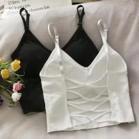 Top Deportivo para Mujer Camisola sin Mangas con Sujetador Incorporado Color Sólido Estilo Crop - details 10