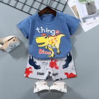 Conjunto de Manga Corta para Niños Puro Algodón Camisetas de Verano para Bebés - details 11