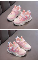 Zapatos deportivos para niñas, zapatillas de correr para niños, malla de aire transpirable rosa, corazón, zapatillas dulces, zapatos casuales con gancho y bucle para niños - details 6