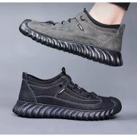 Hombres Zapatos Casuales, Nuevos Adolescentes Transpirable De Bajo Cordones Antideslizante Zapatos De Los Hombres Suela Blanda - details 1