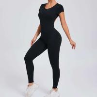 Monos Deportivos Fiess para Mujer 2024 Conjunto de Yoga Activo en Gris, Negro, Rojo, Marrón, Naval - details 3