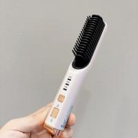 La nueva plancha de pelo inalámbrica no daña el cabello, y la plancha de pelo de doble propósito multifunción portátil recargable para el hogar. - details 1