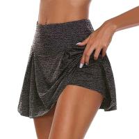 Pantalones cortos de Yoga de cintura alta para mujer, Falda corta deportiva de secado rápido para tenis, baile, Fitness, correr, ciclismo, gimnasio, novedad de 2023 - details 19