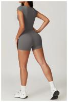 Camiseta deportiva de manga corta para mujer, Top ajustado de secado rápido, ropa informal para correr y Yoga - details 19