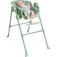 para niños de 6 meses a 3 años (15 kg), trona reclinable con altura y reposapiés ajustables, 4 ruedas, plegable, Azul - details 6
