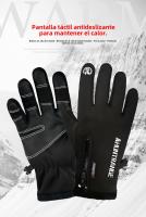 Guantes de invierno para hombres y mujeres, guantes calefactados con pantalla táctil, USB, impermeables, para acampar, senderismo, esquí, cálidos - details 2