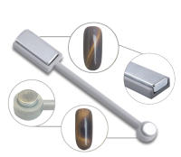 Pluma magnética para uñas, 1 piezas, esmalte de Gel, Ojo de gato, decoración de belleza, efecto de tira de línea 3D - details 4