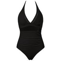 New Sexy Deep V One Piece Swimsuit Women Mesh Backess Swimwear Female Monokini Bathers Bathing Suits Summer Beach Wear - details 2