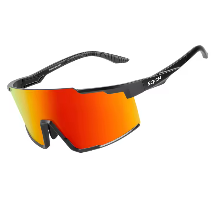 Scvcn-gafas de sol de moda Y2K para hombre y mujer, lentes de lujo para deportes al aire libre, correr, carreras, UV400, bicicleta de montaña - 1