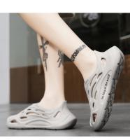 2025 verano coco agujero zapatos bolsa cabeza sandalias zapatos de playa de los hombres casual eva jardín zapatos - details 9