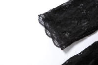 BUNO-Vestido largo de hada Grunge para Mujer, traje elegante con cordones, Y2K, para graduación, cumpleaños, verano - details 13