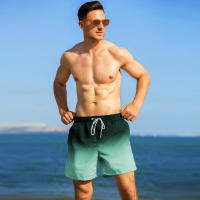 Traje de Baño de Secado Rápido y Impermeable para Hombres Pantalones Cortos de Playa de Verano con Zarpate Largo - details 8
