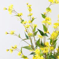 Flor de Hieracium Artificial de 100cm, hermosa y elegante simulación de ramas de sauce de nieve, flor falsa de tacto Real hecha a mano - details 3
