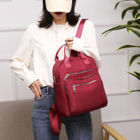 Mochila de viaje informal para mujer, bolso de hombro Oxford impermeable, bolso de mano de gran capacidad, monedero negro, paquete escolar - details 16