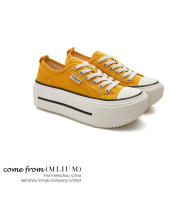 Aumento de altura interior 0,5 cm plantilla de piel de cerdo zapatos de lona nuevos zapatos de junta casual versátiles zapatos pequeños blancos - details 9