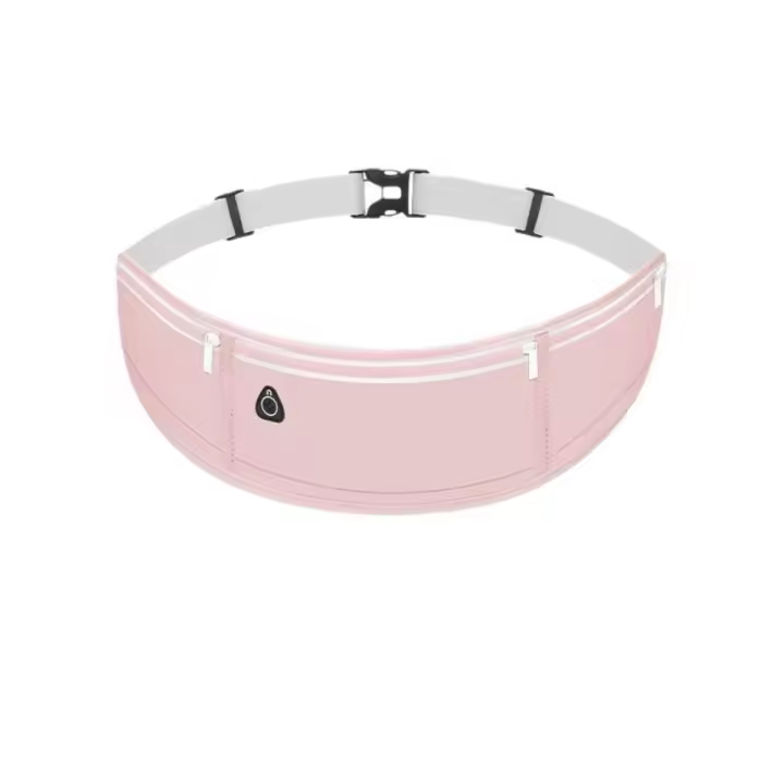 Riñonera para correr multifunción impermeable, cinturón deportivo ligero y transpirable, riñonera Invisible ajustable para mujer - 1