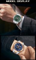 Reloj de Cuarzo Impermeable Correa de Acero Inoxidable Empleado en Casual Luminoso - details 10