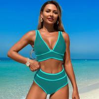 Nuevo traje de baño deportivo de dos piezas con bikini con lazo lateral para mujer - details 5