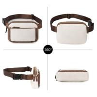 Riñonera mini para mujer, bandolera de piel sintética, ajustable, con correa para el hombro - details 5