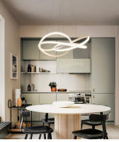 TOMAXIN-lámpara colgante LED para comedor, luz curva de 60CM, Simple, para sala de estar - details 11