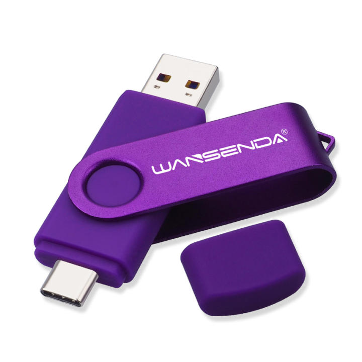 WANSENDA Drive OTG de Alta Velocidad 2-en-1 Tarjeta de Memoria Flash Tipo C y USB 3.0