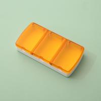 Mini caja de medicinas de 3 rejillas, pastillero impermeable creativo, organizador multiusos, pastillero de viaje - details 5