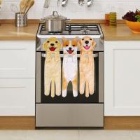 Toallas de mano creativas para perros de dibujos animados, toalla colgante absorbente suave de 60cm, toallas de animales simuladas de secado rápido engrosadas - details 1