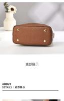 Bolso de hombro diagonal de gran capacidad para mujer de alta gama, cierre de cremallera moderno, diseño y producción 21419 PU - details 18