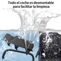 Cochecito de Bebé Gemelar Super Ligero Paraguas Doble Plegable Tamaño Medio Tela No Tejida Unisex - details 1