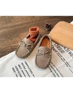 Mocasines planos de tela con lazo Simple para niños, zapatos de princesa de estilo minimalista, antideslizantes y resistentes al desgaste, novedad de 2024 - details 3