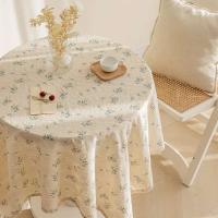 Mantel con borlas de Margarita de estilo coreano, decoración redonda de té de flores de algodón, juego de mesa de cocina, restaurante de bodas - details 9
