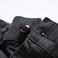 Pantalones de chándal versátiles para hombre, pantalón Cargo informal, sencillo, a la moda, para otoño e invierno, color liso, con múltiples bolsillos, para exteriores - details 7