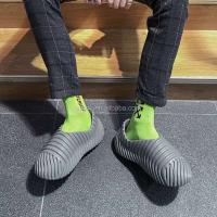 Zuecos para hombre con logotipo 2021, conjunto Eva con zapatillas de esqueleto deslizantes para adultos - details 2