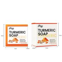 Jabón de Turmeric Hecho a Mano Limpieza Corporal Ligera, Iluminación para Underarmas, Cuidado de Piel Suave Conjunto de Jabón para Belleza - details 4