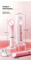 Mini vibrador telescópico inteligente alimentado por USB APP masajero de punto control remoto juguete sexual adulto para mujeres - details 16