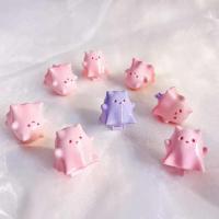 Cat Keycaps Custom Original  Resin Keycap Cute Pink Purple Point Key Cap for wooting crush80 Rainy75 Accessories - details 1