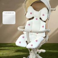 Cojín Universal suave y cómodo para asiento de cochecito, bonito cojín para cochecito de bebé, agradable a la piel, forro de asiento con bordado de oso infantil, almohadilla para niño pequeño - details 8