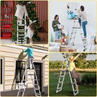 Escalera Telescópica de Aluminio de 5m Portátil, Desmontable, Antideslizante, Extensible, Multiusos, Carga de 150kg Mejoras del Hogar y Herramientas - details 51