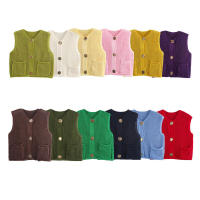 BUNO-Chaleco de punto sin mangas para mujer, ropa de botón, suéter elegante, camisetas sin mangas informales - details 14