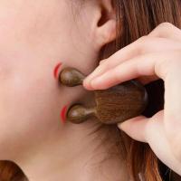 Masajeador de Madera de Sándalo Verde Herramienta de Masaje para Cabeza y Cuello para Terapia de Acupuntura Belleza de Cuidado de la Piel Facial - details 3