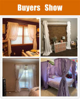 Cortinas de Estilo Princesa Nórdica con Flecos Decorativas en Color Sólido para Sala de Estar Dormitorio Material de Poliéster 100% Tema Romántico Cortinas Lavables de Largo 260cm y Más - details 2