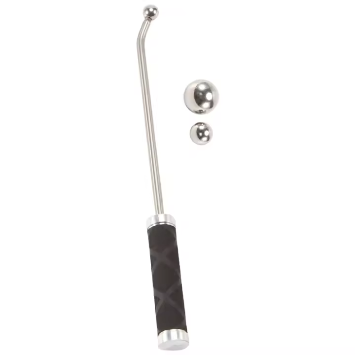 Herramientas de mantenimiento de instrumentos, reparador de trompetas con 2 bolas de Metal para el cuidado de mantenimiento de trompetas - 1