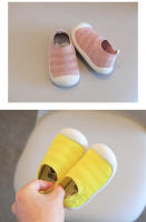 El primer paso del bebé son zapatillas de tela elástica, zapatos informales antideslizantes, transpirables y a la moda. - details 5