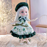 Vestido con bisagra de ojos simulados, muñeca de articulaciones extraíbles, Linda muñeca, regalo de cumpleaños, 23cm - details 1