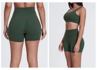 SHINBENE-pantalones cortos de cintura alta para Yoga, Shorts sexys ajustados para entrenamiento de gimnasio, 4" - details 3