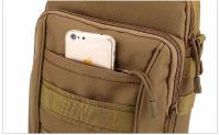 Bolso de hombro para hombre y mujer, bandolera táctica Molle, resistente al agua, multifuncional, para acampar y hacer senderismo - details 8