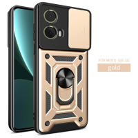 Compatible con teléfono Motorola Moto G85 con funda protectora con soporte y cubierta de lente deslizante - details 2