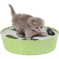 Pawaboo Juguete Escondido Electrónico para Gato, Imita la Escena Real del Gatito y el Ratón con Interruptor de Control - Verde - details 4